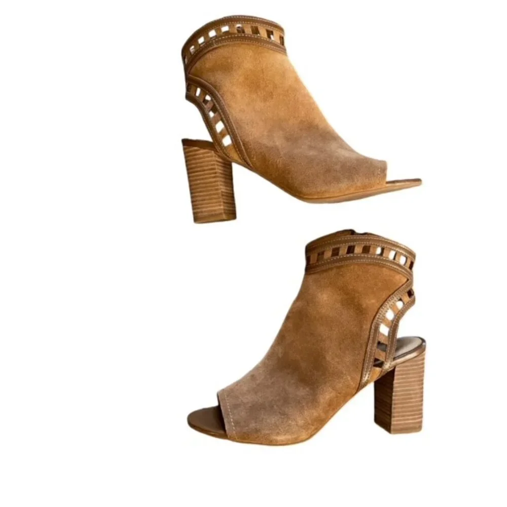Franco Sarto Greenwich Suede Ankle Boots 8.5